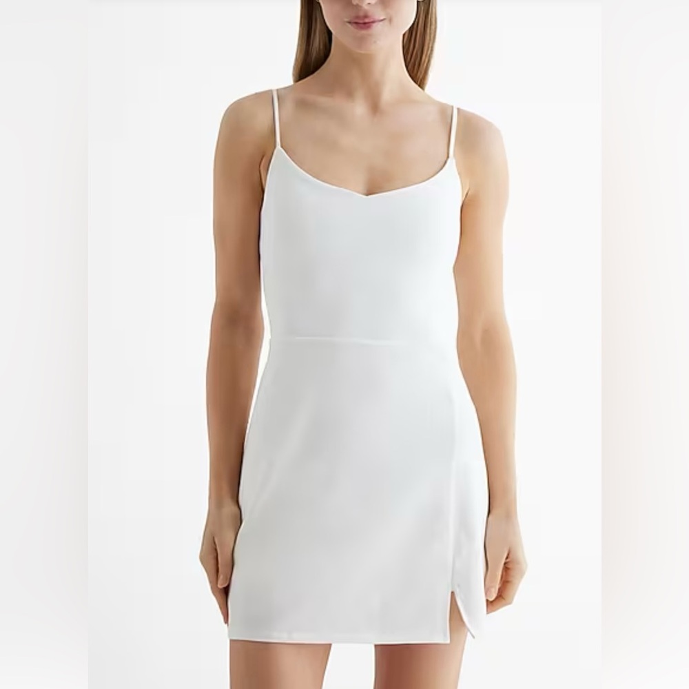Express body contour v neck sleeveless mini dress size S